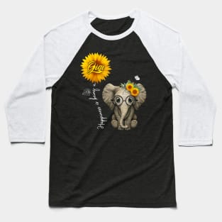 Happiness Is Being A Gigi   Cute Elephant Baseball T-Shirt